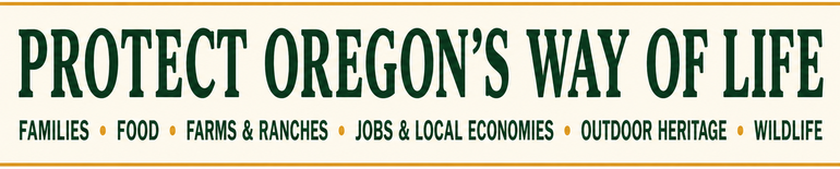 Protect Oregon's Way of Life